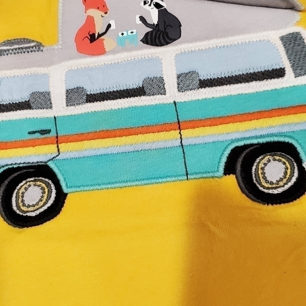 Hanna Andersson Surf Wagon Beach T-Shirt 110 cm US 5 NWT - Picture 4 of 6